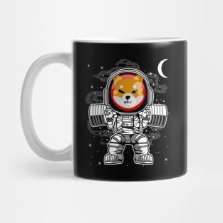 Astronaut Lifting Shiba Inu Coin To The Moon Shib Army Crypto Token Cryptocurrency Blockchain Wallet Birthday Gift For Men Women Kids Mug